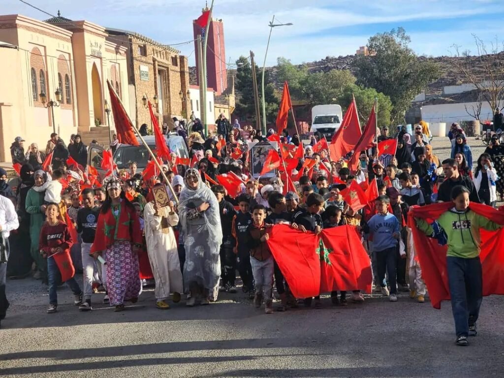 إيغرم: الأنامل الذهبية تُخلّد المسيرة الخضراء بمسيرة رمزية وفقرات فنية وتربوية