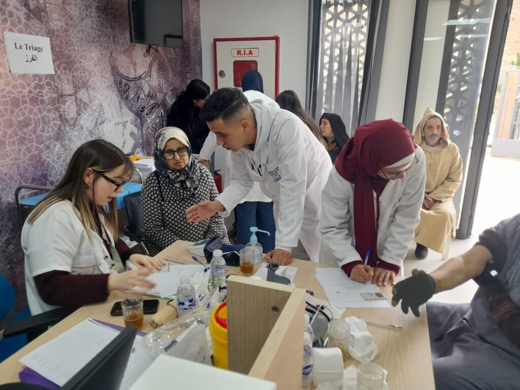 ازيد من 1500 مستفيد في الحملة الطبية متعددة الاختصاصات بأملن